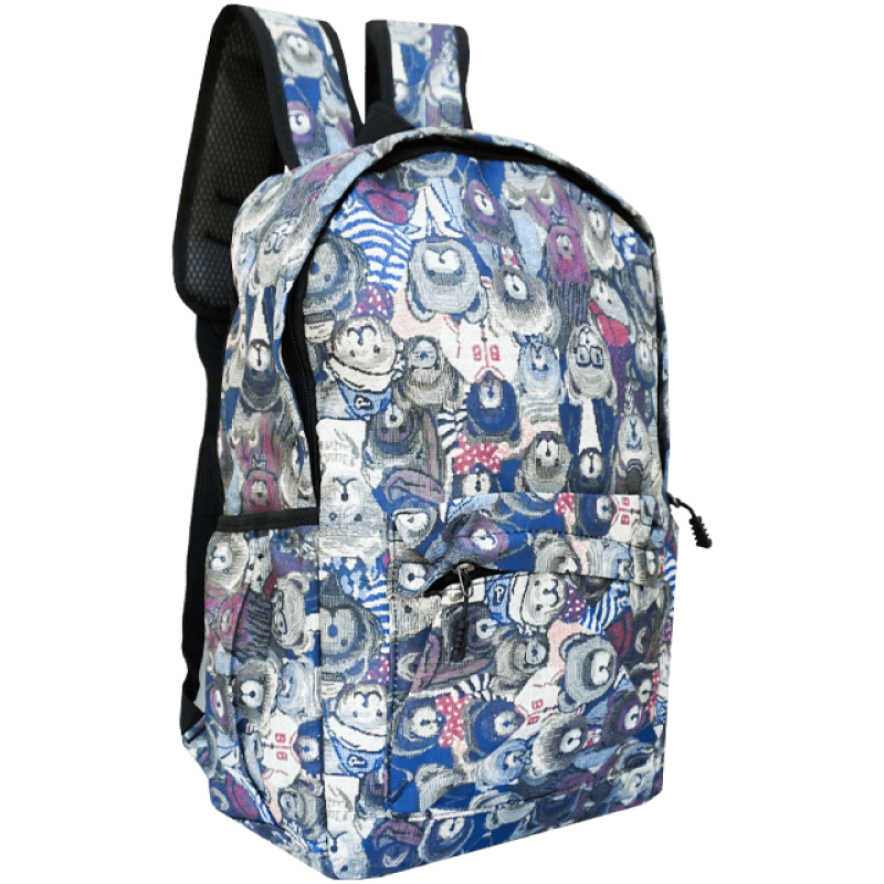 Rucsac fetițe Ursuleți, cu 1 compartiment mare, 41x27x12 cm